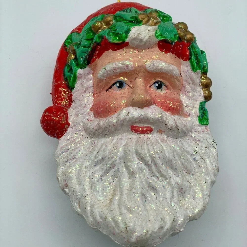 Vintage Santa Ornament 4